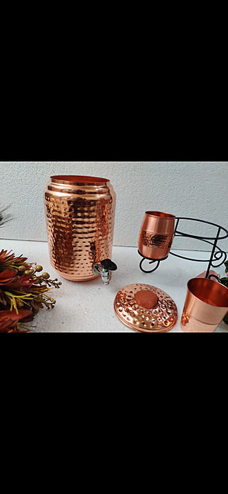 Copper dispenser uploaded by Vidhya craft and creativity on 7/2/2020