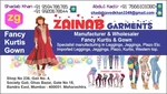 Business logo of Zainab garments