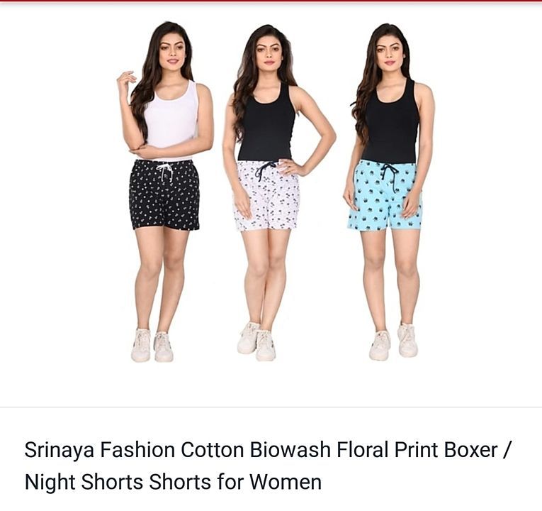 Cotton night shorts for Girls  uploaded by Sidana Fashion  on 1/25/2021