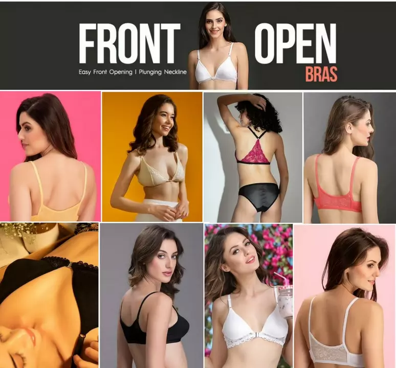 Front open bras uploaded by Shriya Fashion on 11/28/2022
