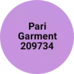 Business logo of Pari garment 209734