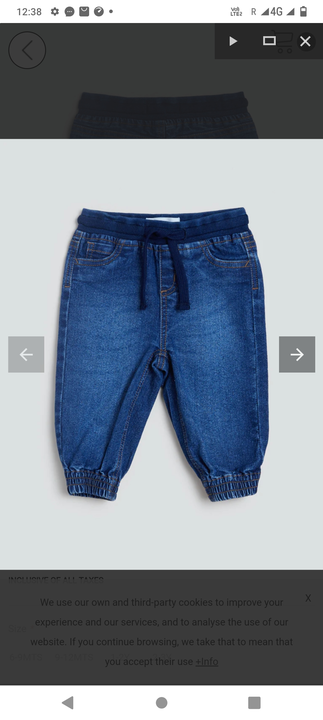 Post image I want 15 pieces of Need Jean trousers for boy  kids upto 3years at a total order value of 2000. Please send me price if you have this available.