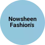 Business logo of Nowsheen fashion's