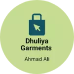 Business logo of Dhuliya garments