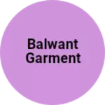Business logo of Balwant garment