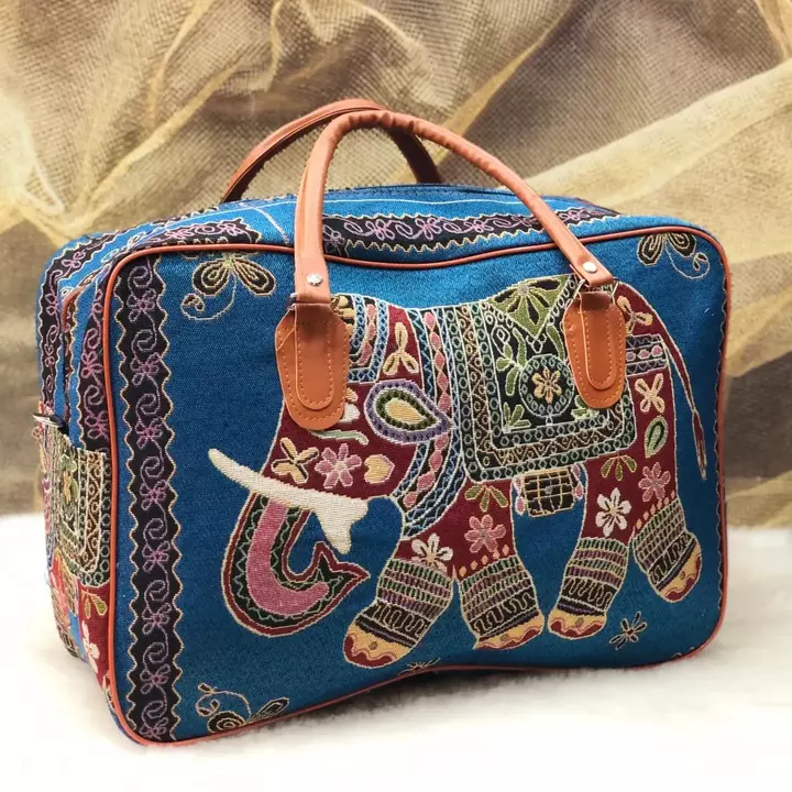 Canvas duffle bag uploaded by Jaipur arts and crafts on 11/28/2022