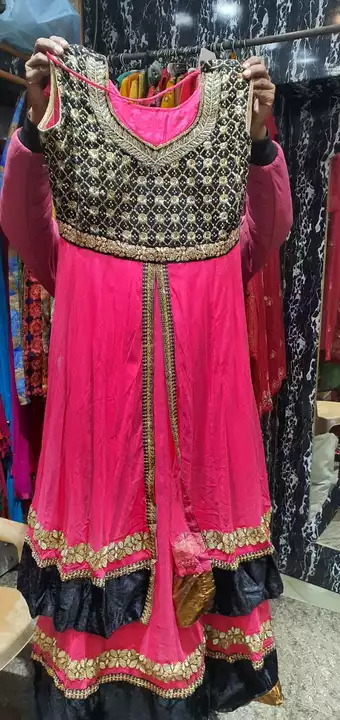 Stiched anarkali 

Suit 

With dupatta aur pant 

All poly pack 

All heavy  fabric 

Only 30 piece  uploaded by Krisha enterprises on 11/28/2022