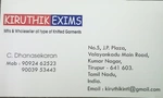 Business logo of KIRUTHIK EXIMS