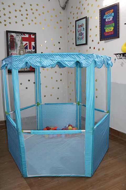 Ball pool cum tent house
Sturdy Poles Keep the Tent Upright During Play. Durable Polyester Fabric Ke uploaded by Branded Stuff  on 1/25/2021