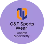 Business logo of O&F sports wear