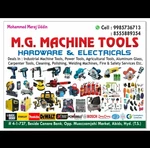 Business logo of M.g machines tools electricals & Hardware