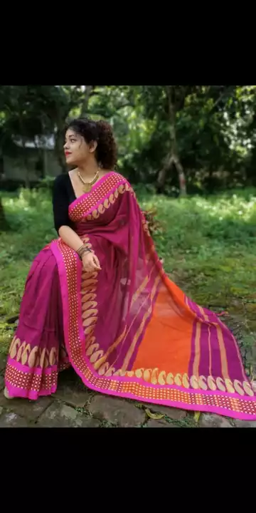 Post image Pure cotton saree 8944813186