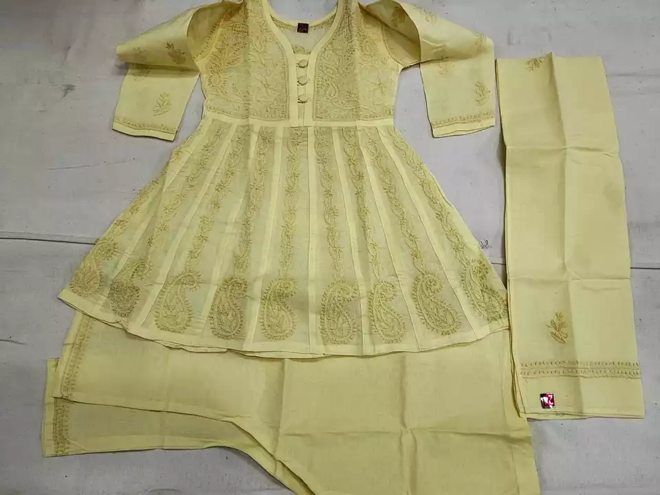 *ANARKALI WITH STOLE & PAJAMA* 🌸
COTTON FABRIC uploaded by business on 11/28/2022