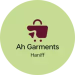 Business logo of AH garments /topper mens