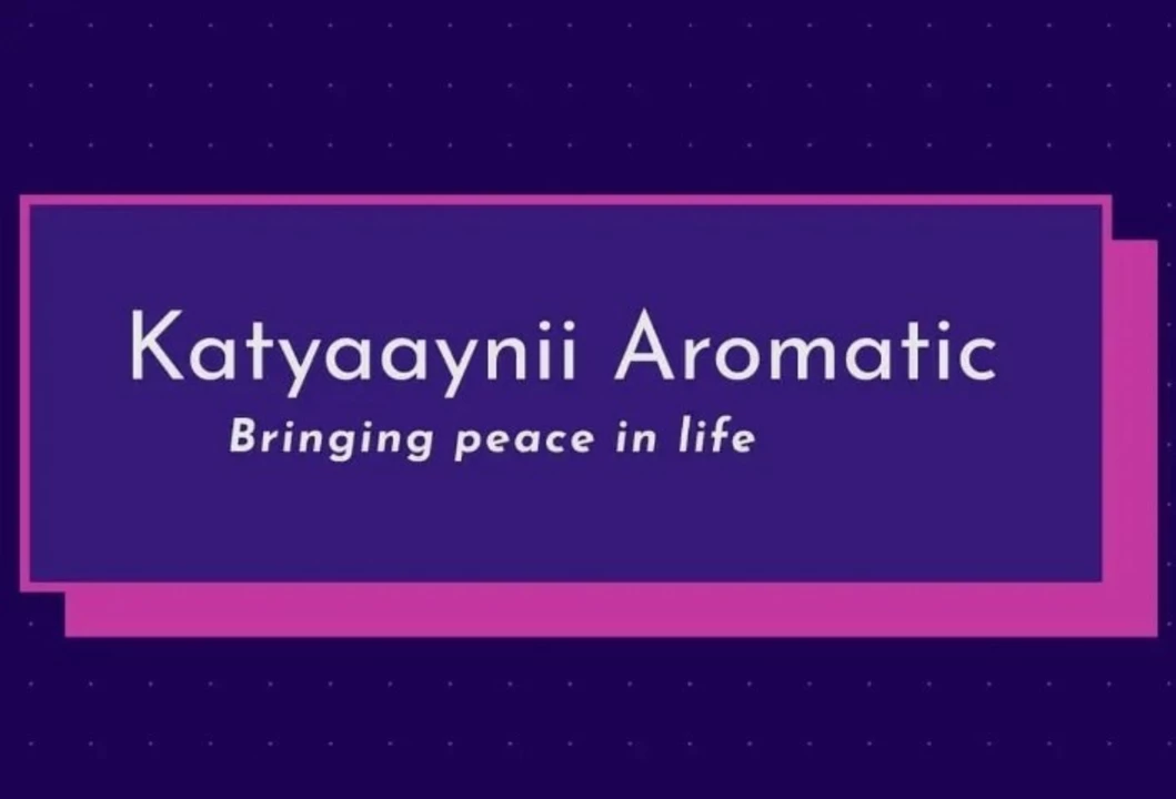 Post image KATYAAYNII AROMATIC  has updated their profile picture.