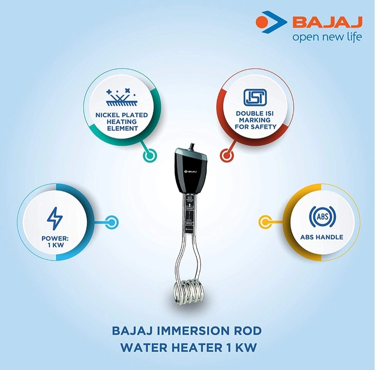 Bajaj Waterproof Immersion Rod Heater uploaded by Hari Om Enterprises on 11/29/2022