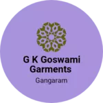 Business logo of G k Goswami Garments