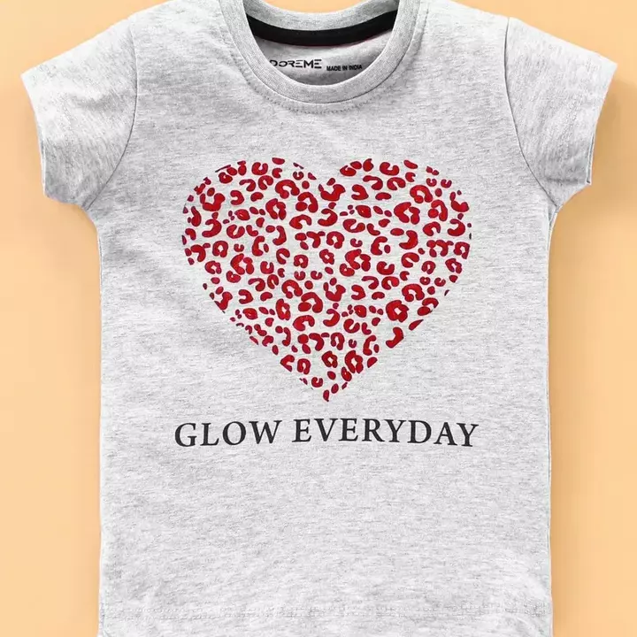 Kids Girls Tshirt premium quality Doreme uploaded by Shree ecom on 11/29/2022