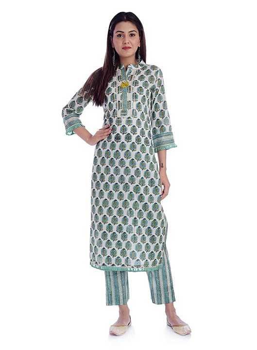 Post image Kurti with ankle  length  pant in 700