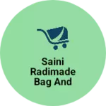 Business logo of SAINI RADIMADE BAG AND BOOT HOUSE