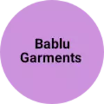 Business logo of Bablu garments