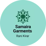 Business logo of Samaira garments
