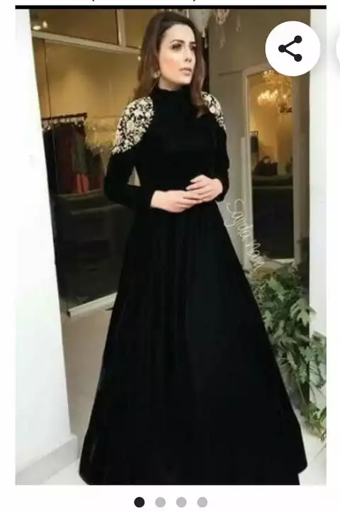Beautiful Gown velvet original uploaded by Yogita kurtis manufacturer on 11/29/2022