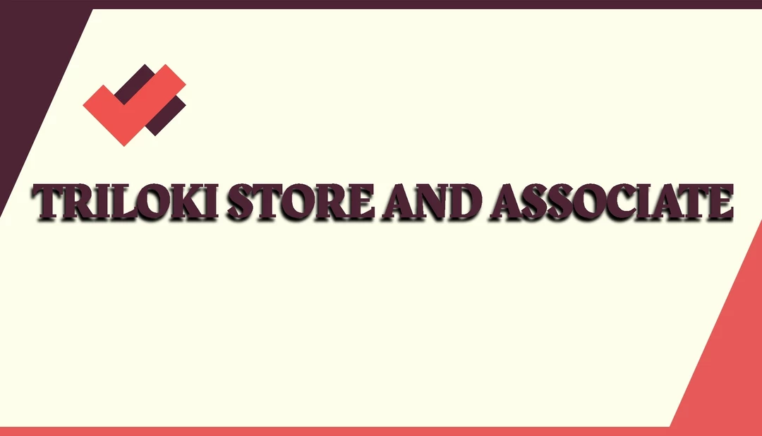 Visiting card store images of Triloki store and associate
