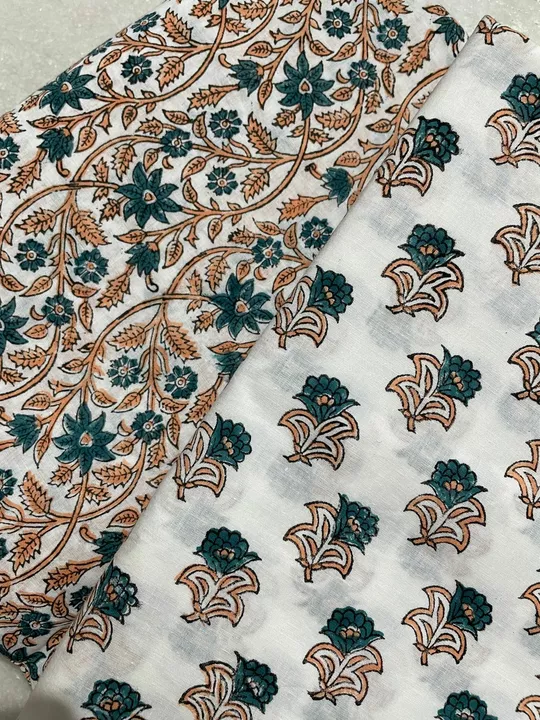 💫Handblock printed cotton Running Fabric uploaded by Shree Siddhivinayak Crafts on 11/29/2022