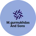 Business logo of M.Gurmukhdas and sons