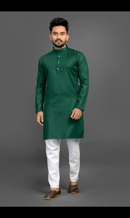 Product image of Men's Cotton Kurta , price: Rs. 195, ID: men-s-cotton-kurta-616590fa