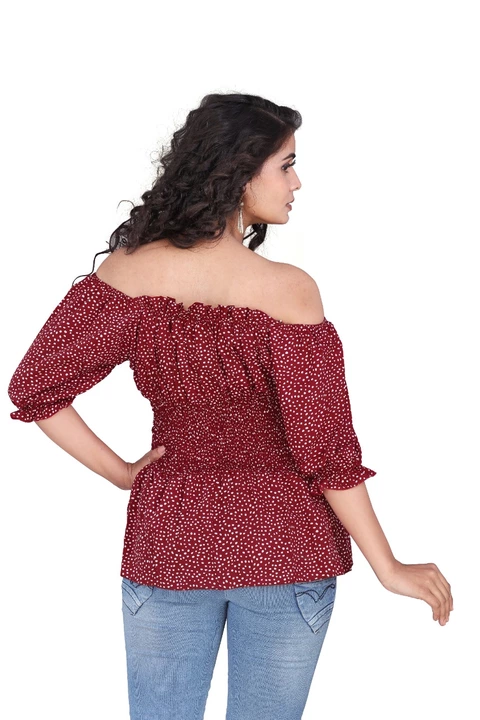  STREACHBLE OFF SHOULDER TOP uploaded by Agrahari Brother's Tex Co  on 11/29/2022
