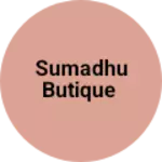 Business logo of Sumadhu butique