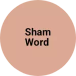 Business logo of Sham word