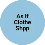 Business logo of As if clothe shpp