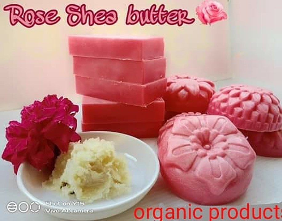Rose Shea butter soap uploaded by business on 1/26/2021