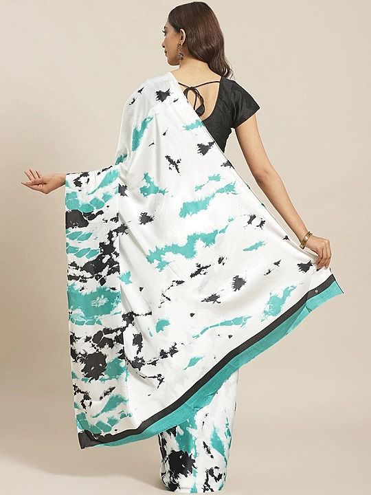 New Satin Silk Printed Saree uploaded by business on 1/26/2021