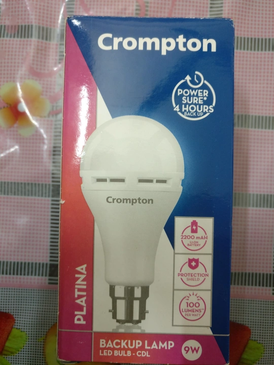 CROMPTON BACKUP LED LAMP 9 W  uploaded by GAYATRI TRADERS on 11/30/2022