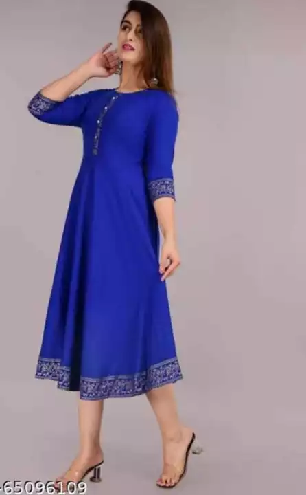 Blue krti  uploaded by Jaipuriya febric on 11/30/2022