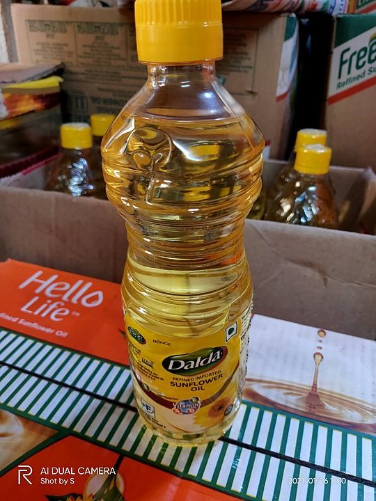 Dalda-Refined Imported Sunflower Oil-500ml Bottle  uploaded by Devi General Merchants on 1/26/2021