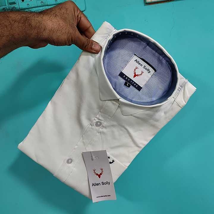 Product image with price: Rs. 399, ID: allen-solly-plain-shirts-10-a-quality-full-bio-wash-only-2-days-delivery-time-hand-stock-collection-ea5b4624