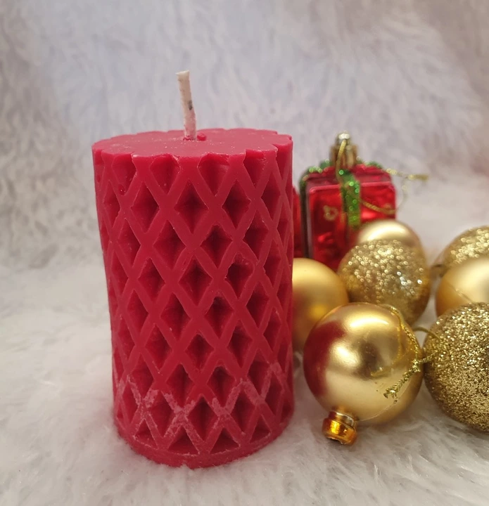 Christmas pillar candle uploaded by DP Enterprises on 11/30/2022