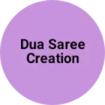 Business logo of Dua saree creation