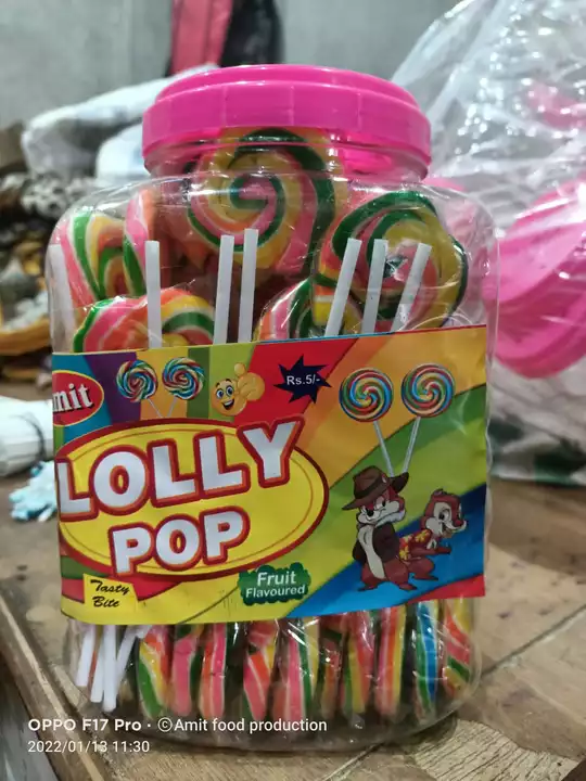 Jalebi lollipop uploaded by Amit food production on 11/30/2022