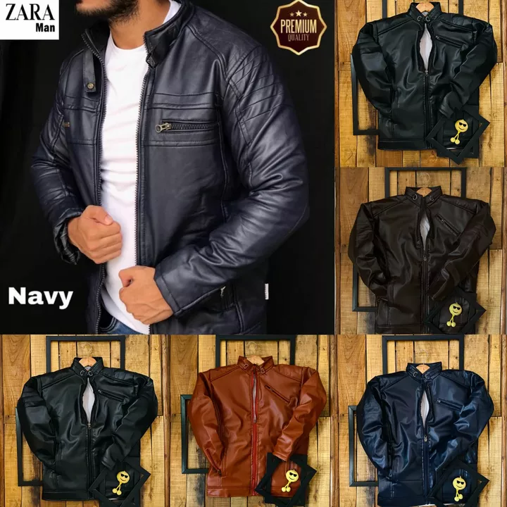 Men leather jacket  uploaded by Hmcreation on 11/30/2022