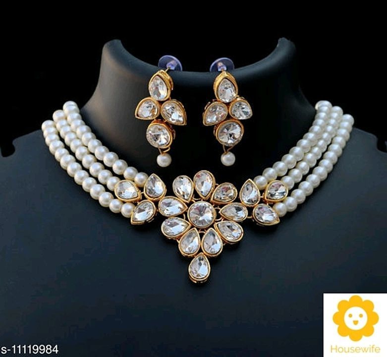 Kundan work necklace uploaded by Marketing Sprouts on 1/26/2021