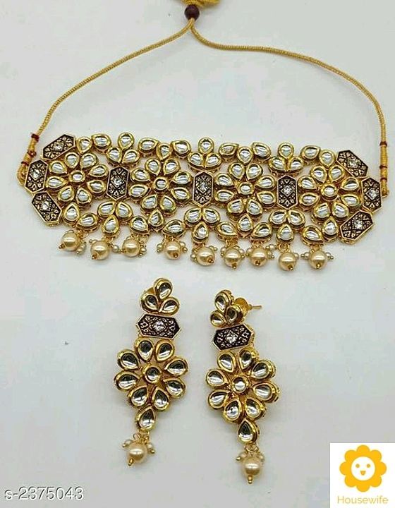 Kundan meenakari work necklace uploaded by business on 1/26/2021