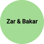 Business logo of Zar & bakar