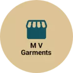 Business logo of M V garments