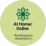 Business logo of At home/ online